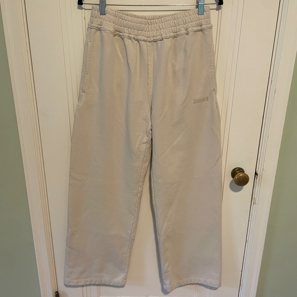 YoungLA Wide Leg Cotton Sweatpants Small
